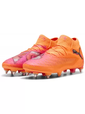 Cizme de fotbal PUMA FUTURE 8 ULTIMATE MXSG 108583-03 HEAT FIRE/ CĂLDURĂ FOC/PUMA NEGRU/RAVISH