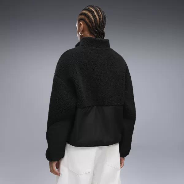  Geaca de dama PUMA RE:FIBRE SHERPA JACKET W 69456701 PUMA NEGRU 