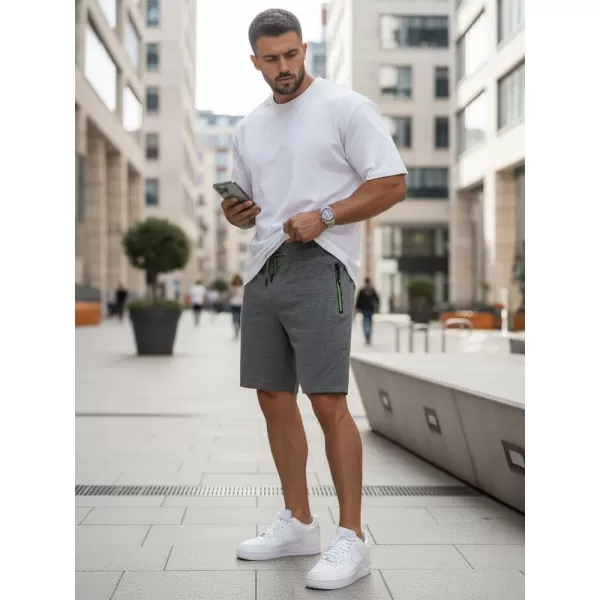  Pantaloni scurți pentru bărbați DSTREET SX2280 GRI ÎNCHIS 
