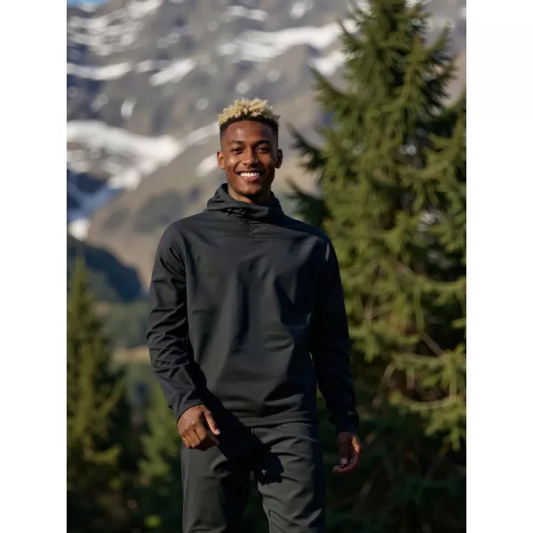  Hanorac pentru bărbați cu uscare rapidă ALPINE PRO ROLT 2 NEGRU 