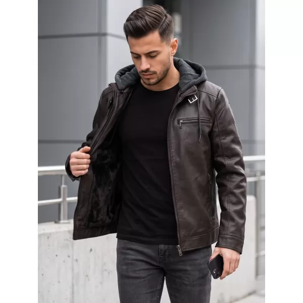  Jachetă pentru bărbați DSTREET TX5148 MARO 