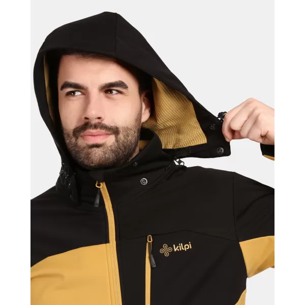  Jachetă softshell pentru bărbați KILPI ONTAVIO-M 1M0112KI DE AUR 