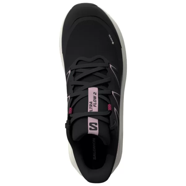  Pantofi de dama SALOMON ULTRA FLOW 2 GORE-TEX L49299500 NEGRU/ROZ ZORI/GHEATA DE VANILIE 