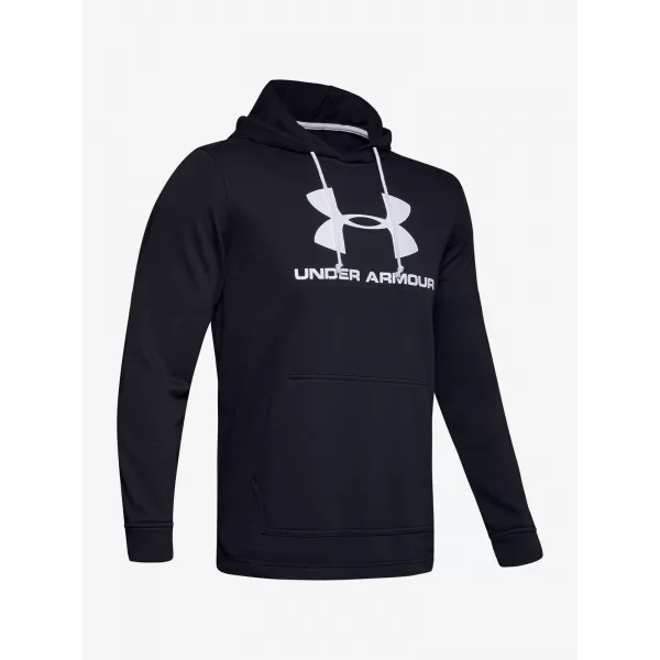  Hanorac pentru bărbați UNDER ARMOUR SPORTSTYLE TERRY LOGO HOODIE 1348520-001 NEGRU 