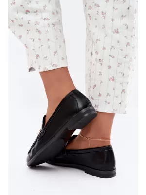 Mocasini de dama BOTO G523 NEGRU