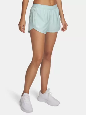 Pantaloni scurți de damă UNDER ARMOUR TECH PLAY UP SHORTS 1389882-703 VERDE