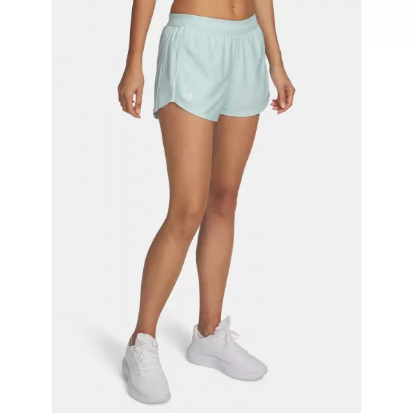  Pantaloni scurți de damă UNDER ARMOUR TECH PLAY UP SHORTS 1389882-703 VERDE 