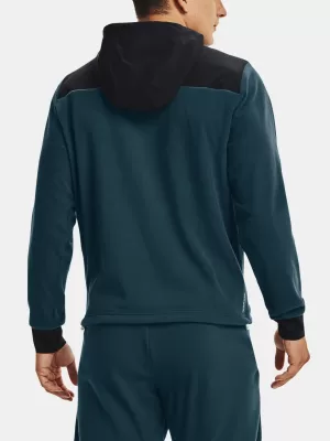 Hanorac pentru bărbați UNDER ARMOUR UA RUSH FLEECE HOODIE 1366177-413 ALBASTRU