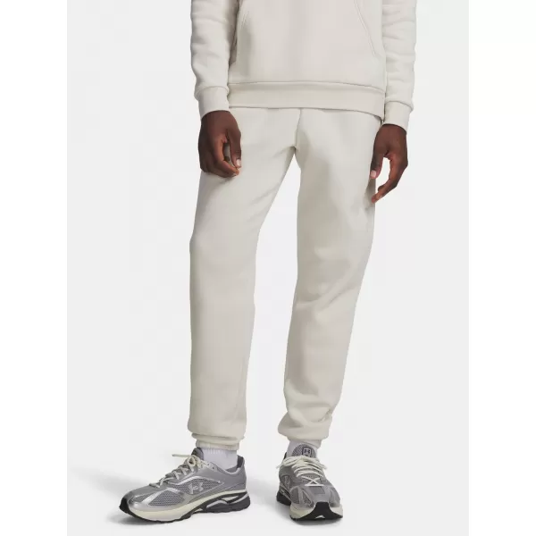  Pantaloni de trening pentru bărbați UNDER ARMOUR ICON FLEECE JOGGER 1373882-110 ALB 