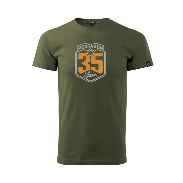  Tricou pentru bărbați PENTAGON PRIME T-SHIRT ANNIVERSARY K09061-AN VERDE 