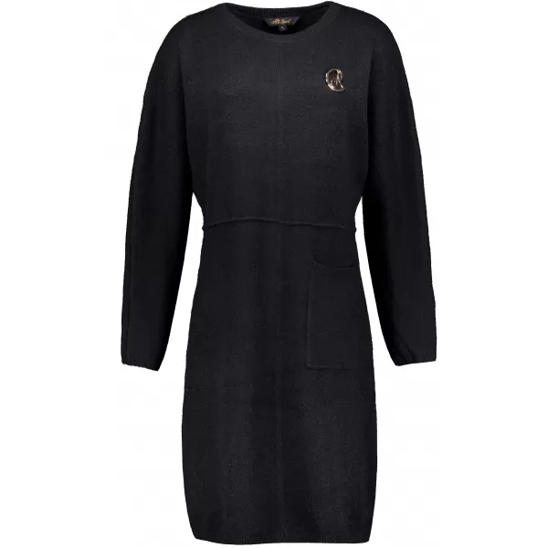  Rochie de dama tricotata ALTISPORT ISIDORE NEGRU 