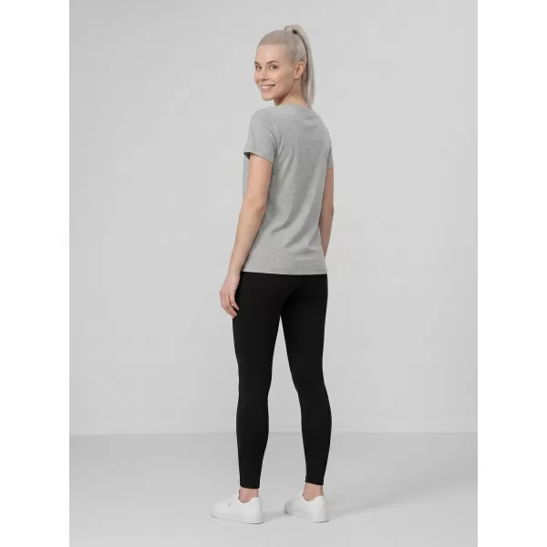  Tricou pentru femei 4F WMM00TTSHF3308 MELANGE GRI DESCHIS RECE 
