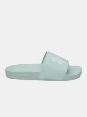 Papuci de damă UNDER ARMOUR UA W ARMR SLIDE 6007532-703 VERDE