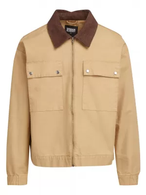 Jachetă pentru bărbați URBAN CLASSICS TB7624 BEJ UNIUNE