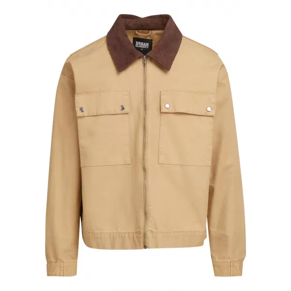  Jachetă pentru bărbați URBAN CLASSICS TB7624 BEJ UNIUNE 