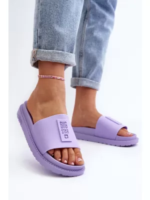 Papuci de damă BIG STAR SHOES LL274426 VIOLET