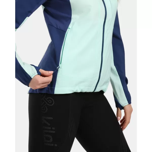  Jachetă softshell pentru femei KILPI BALEO-W 1L0114KI MENTĂ 