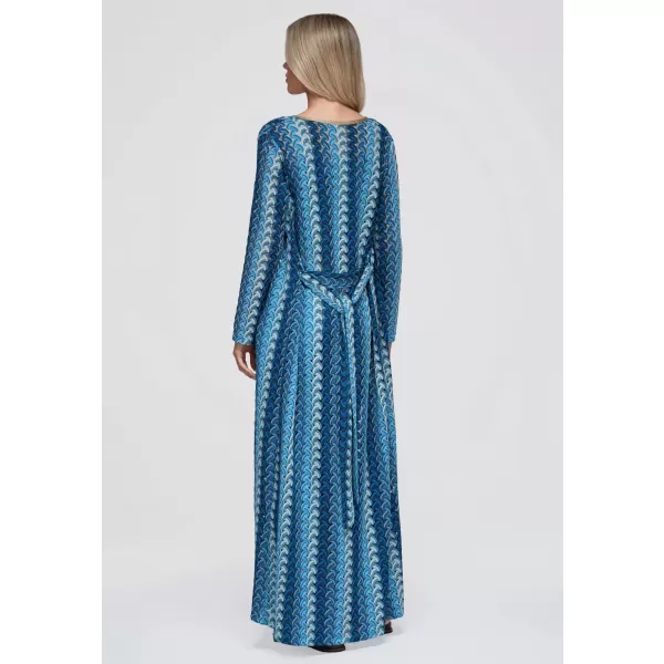 Cardigan de damă OMBRE OW-UW-E0001 ALBASTRU 
