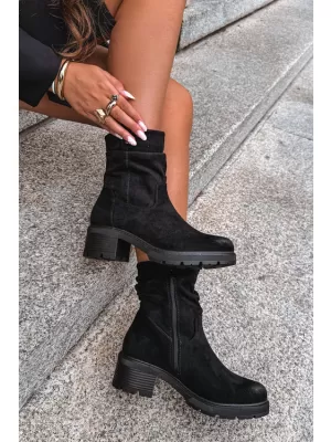 Botine de dama S.BARSKI HY62-8100 NEGRU