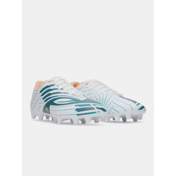  Cizme de fotbal UNDER ARMOUR U SHADOW CLUB 4 FG 6006232-101 ALB 