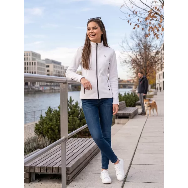  Hanorac de damă din fleece ALTISPORT ALW002852 ALB 