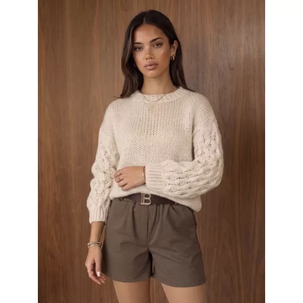 Pulover de dama DSTREET MY2590 BEJ 