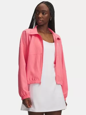 Geaca de dama UNDER ARMOUR RIVAL WOVEN JACKET 1389631-600 ROZ