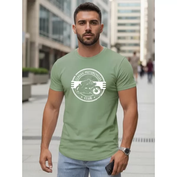  Tricou pentru bărbați DSTREET NX5088R VERDE DESCHIS 