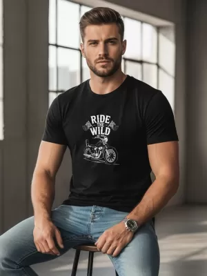 Tricou pentru bărbați DSTREET NX056R NEGRU