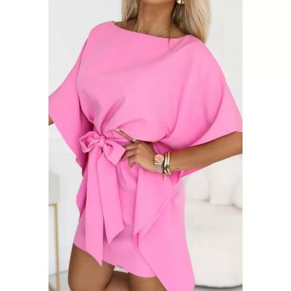  Rochie de femei NUMOCO 287-44 ROZ DE PATISERIE 