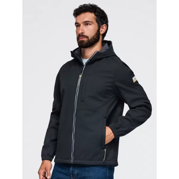 Jachetă softshell pentru bărbați OMBRE OM-JANP-0292 NEGRU 