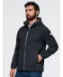 Jachetă softshell pentru bărbați OMBRE OM-JANP-0292 NEGRU