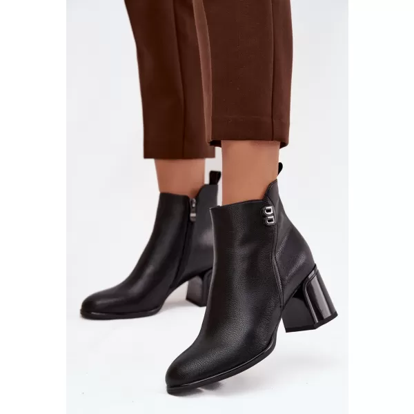  Botine de dama BOTO 25BT24-9213 NEGRU 