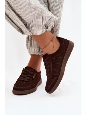 Adidași de damă VINCEZA 79635 CIOCOLATĂ