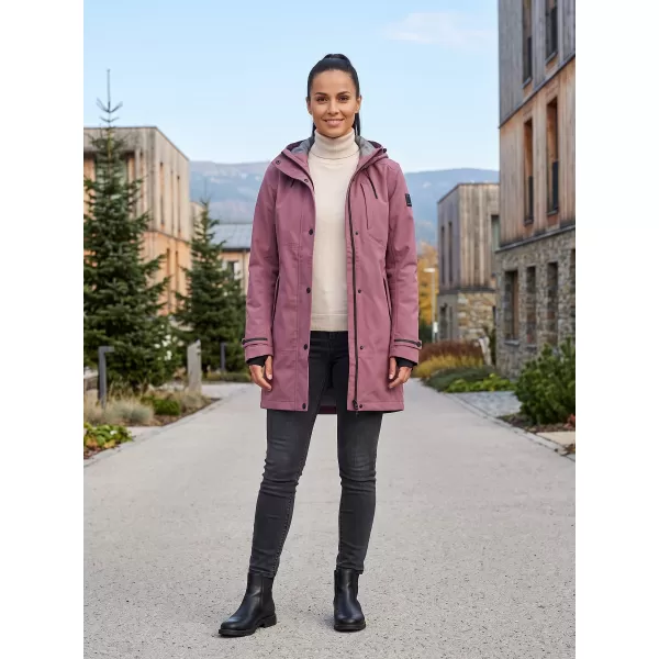  Palton de damă impermeabil ALPINE PRO PERFETA 2 NECTAR DE STRUGURI 