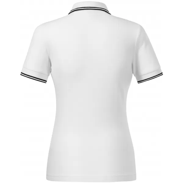  Tricou de damă cu guler MALFINI FOCUS 233 ALB 