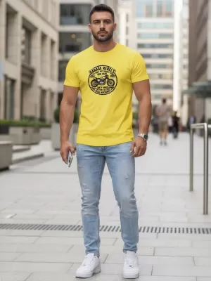 Tricou pentru bărbați DSTREET NX5007R-YE CHIHLIMBAR