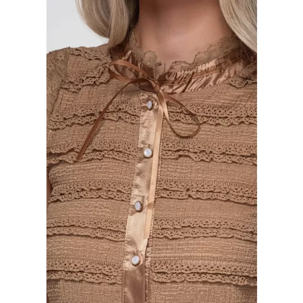  Bluza de dama OMBRE OW-TS-E0066 TAUPE 