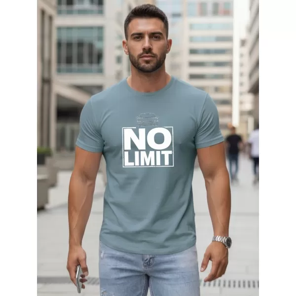  Tricou pentru bărbați DSTREET NX0129R-SB ALBASTRU 
