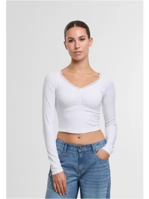 Tricou de dama URBAN CLASSICS TB7729-00220 ALB