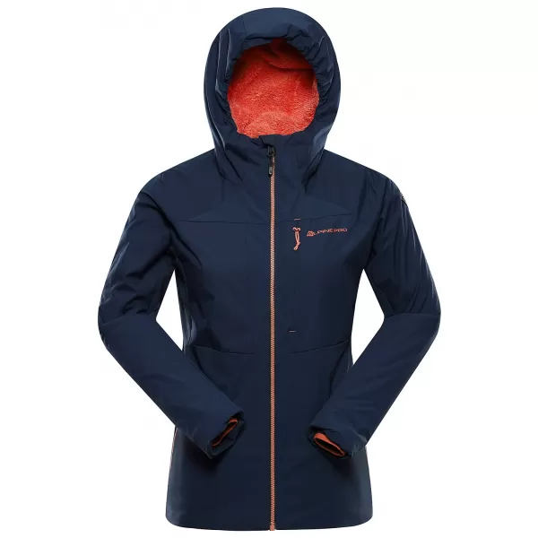  Jachetă de exterior pentru femei ALPINE PRO TEMUNA OCEAN LUMINAT DE LUNĂ 