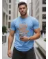 Tricou pentru bărbați DSTREET RX5370 ALBASTRU