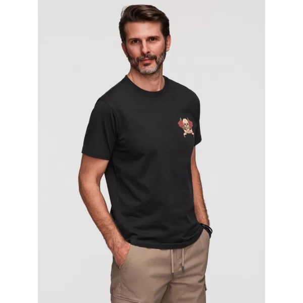  Tricou pentru bărbați OMBRE OM-TSPT-0257 NEGRU 