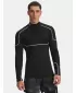 Tricou pentru bărbați UNDER ARMOUR COLD WEATHER GRID LS MOCK 6007127-001 NEGRU