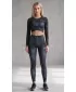 Jambiere lungi premium pentru femei (dimensiuni noi) ALTISPORT VOJ/ALW072LEG05 NEGRU