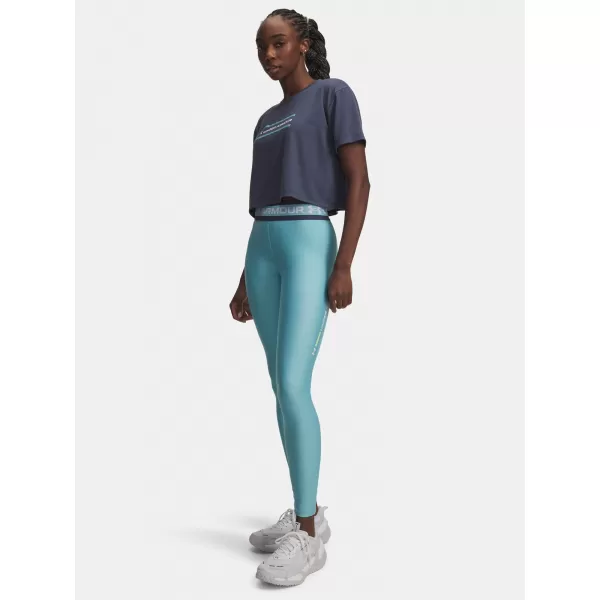  Jambiere de damă UNDER ARMOUR TECH BRANDED LEGGING 6009972-425 ALBASTRU 