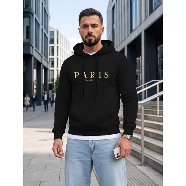  Hanorac pentru bărbați DSTREET NX5147BX-03-09 NEGRU 