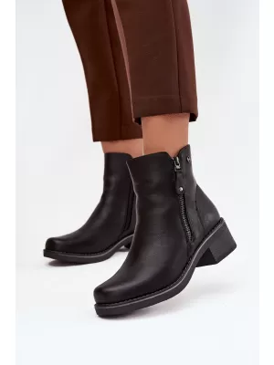 Botine de dama EVENTO 24BT02-7992 NEGRU