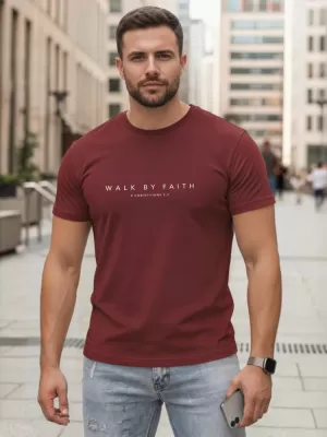 Tricou pentru bărbați DSTREET NX5123R-BU CLARET