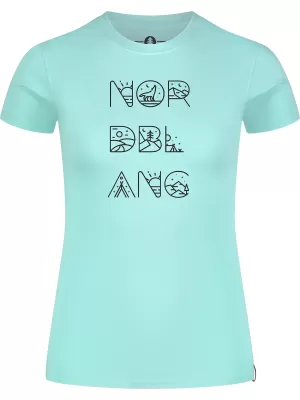 Tricou de damă NORDBLANC RESCUE NBSLT8178 ALBASTRU DESCHIS